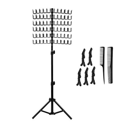 120 pinner flettehårstativ Hårskillerstativ for flettehårseparatorstativ