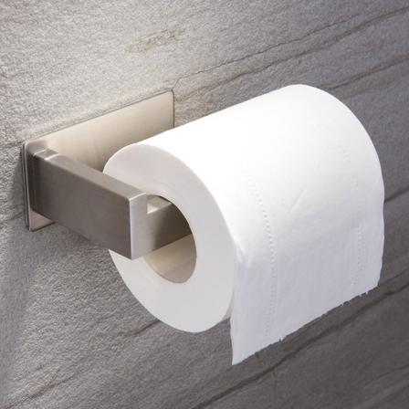 Toilettenpapierhalter Ohne Bohren Klopapierhalter Zum Kleben, Wc Rollenhalter Edelstahl Selbstklebend Klorollenhalter14 Cm Stange Fr Alle Gren Toilett