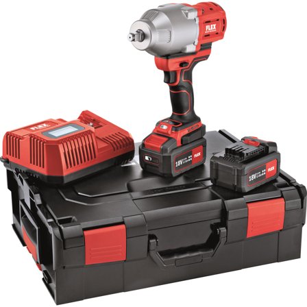 Flex IW 1/2" 950 18.0-EC 5.0 Muttertrekker med batteri og lader, Maskiner
