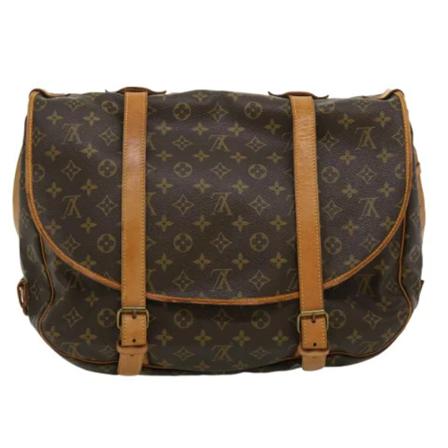Louis Vuitton Vintage, Pre-owned Shoulder Bags Bruin, Dames, Maat:ONE Size,Canvas
