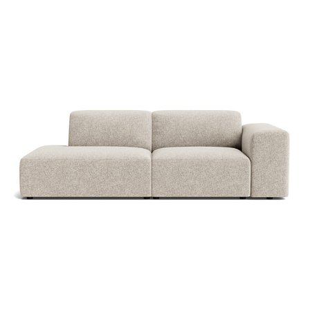 Soma lounge sofa, venstrevendt | Open end - Genesis Grå/Beige - 245x101x75 - Sofa