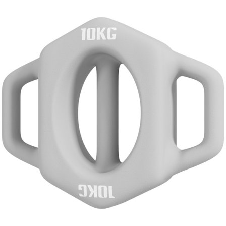 3-In-1 Käsipaino 10 Kg Lattiaystävällinen Monitoimipainoharjoittelu Metallinharmaa