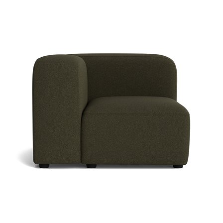 Milo hjørnemodul, venstrevendt - Loop Grøn - 100x100x72 - Sofa