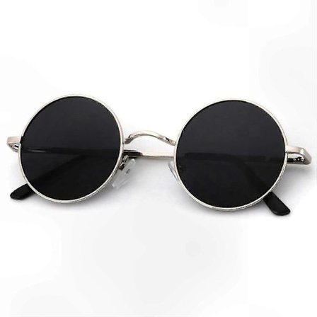 Retro Runde Polariserte Solbriller med UV-beskyttelse for Menn og Kvinner Unisex Stilig Design[D]