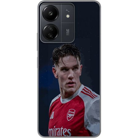 Kompatibelt Mobildeksel til Xiaomi Redmi 13C Pastellregnbue med hvite stjerner og myk fargeovergang i drømmende himmeldesign