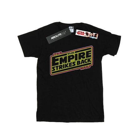 Star Wars Dam/Damer The Empire Strikes Back Logo Bomull Boyfriend T-shirt