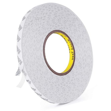 Dubbelsidig tejp, Transparent tunn 9080 självhäftande tejp, längd 50 m, bredd 8 mm, tjocklek 0,15 mm