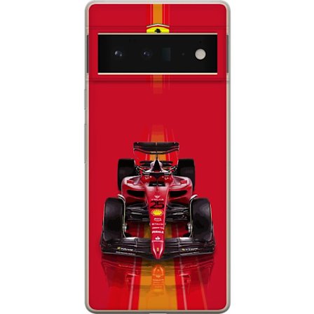 Yhteensopiva Puhelinkuori Google Google Pixel 6 Pro Ferrari Formula 1 -auto ikonisessa punaisessa muotoilussa urheilullisella tarkkuudella