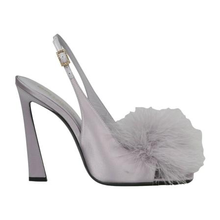 Saint Laurent, Sandals Różowy, Kobieta, Rozmiar: 37 EU
