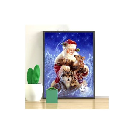 5D Diamantmålning Full Diamant Julserie DIY Special Sha