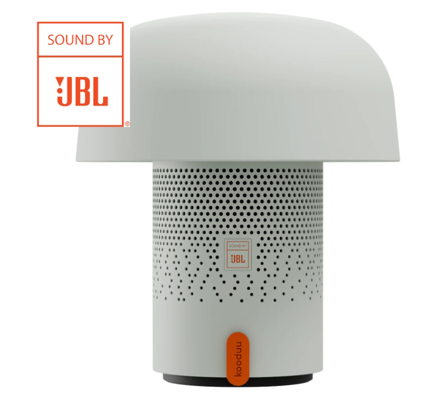 Kooduu SensaPlay høyttaler lampe oppladbar hvit