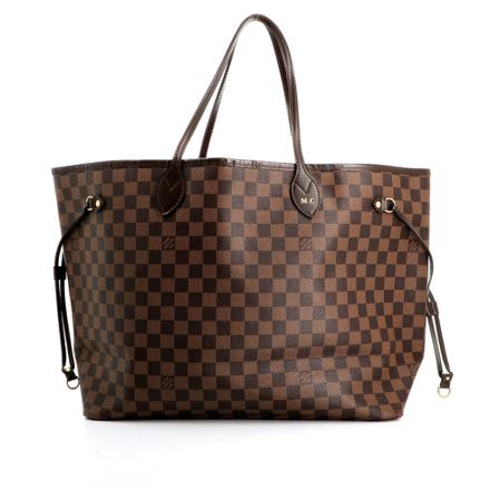 Louis Vuitton Vintage, Tote Bags Bruin, Dames, Maat:ONE Size
