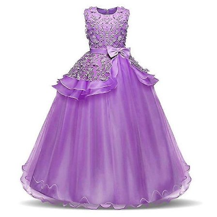 Pigekjoler til fest, gallakjole, lilla