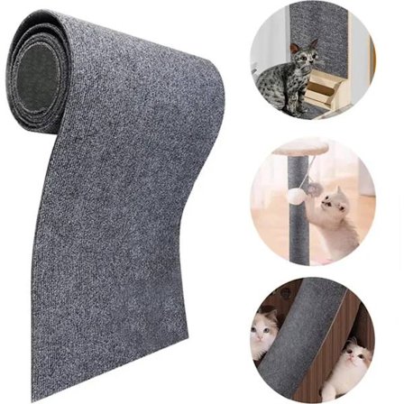 Kattekløs beskyttelsesmåtte, kløsemåtte, kradsebræt kat, kløsebeskyttelse sofa kat, kattekløsemåtte, kradsebræt (40cm x 2m)-(LST)-