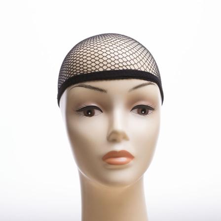 3 perukmössor, elastiska strumpor, peruk vadderade kepsar, nylon elastiskt mesh