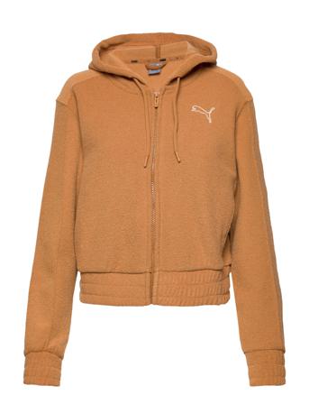 Her Winterized Full-Zip Hoodie Huppari Ruskea PUMA