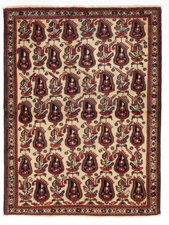 Afshar/Sirjan Rug Oriental Black/Dark Red (Wool, Persia)
