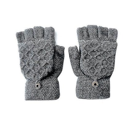 Vinteropvarmede handsker, hel- og halvfinger, USB-genopladelige, justerbar temperatur