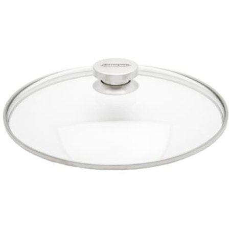Demeyere Glasslokk Stålknopp 24 cm' - 'Klar