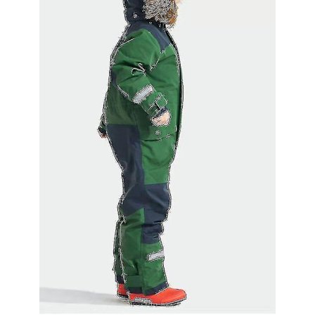 Enkelt og dobbelt brett, vindtett, vanntett, fortykket, selvlysende, barnas skidress i ett stykke, bomullsklær for gutter og jenter