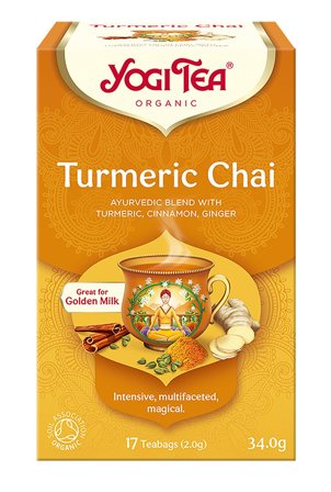Yogi Yogi Tea Turmeric Chai Ø 17 breve, Helse & Madvarer, Te, Chai Te