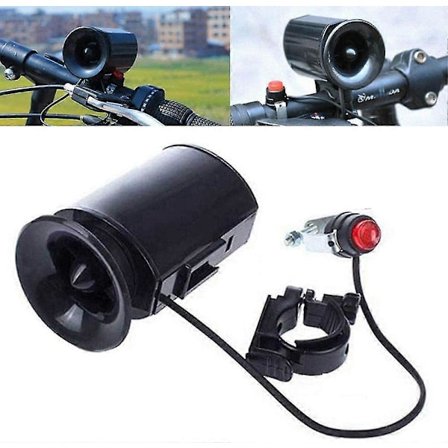 6 Lyde Ultra Høj Elektronisk Cykelklokke Bike Horn Sirene Styrring Ring Stærk Sirene Alarmklokke