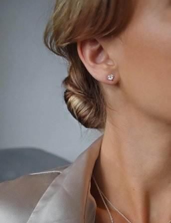 Drakenberg Sjölin Le Knot Drop Studs Gold - Silver - ONE SIZE