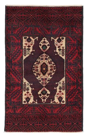 Oosters Beluch Vloerkleed 90X145 Wol, Perzië