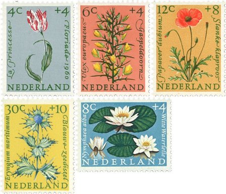 Holland 1960 - NVPH 738-742 - Postfrisk