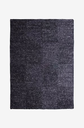 Mattbolaget - Matto Woolblock - Musta - Villamatot - 160X230 - - Homeroom