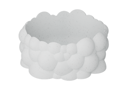 Dazzle & Dawn Bubble Bolle Marble-White Ø15