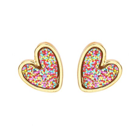 Trendy Hjerteformede Øreringe Ørestikker Smykker Designet Til Kvinder Med Komfort I Tankerne Ideel Til Kontoret Eller Date Night