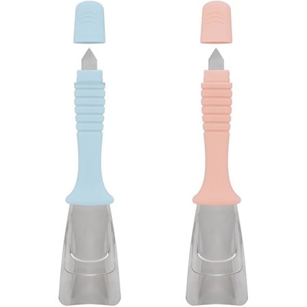 (rosa blå) 2 st Kylskåpsdelar & Tillbehör Avfrostningsspade Isskrapa Kök Rostfritt Stål Avfrostningsspade Set Frys Hem