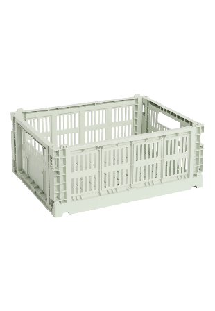HAY Colour Crate Medium Mint Förvaring Grön