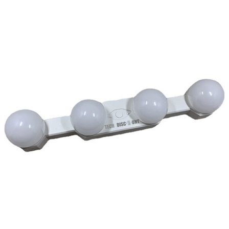 Sminkljus - TD - Laddningsbar - 4 glödlampor - Justerbar ljusstyrka - LED