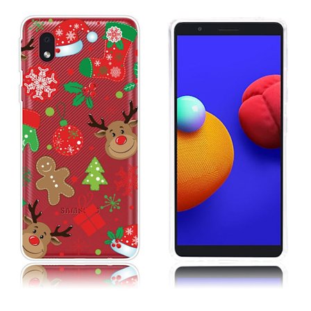 Samsung Galaxy A01 Core Case til jul - Elg-Klistermærker
