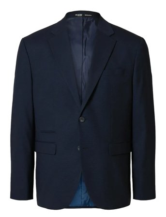 Selected Slhreg-Neil Blz - Navy - 52