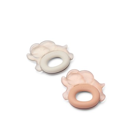 LIEWOOD Rita Elephant Cooling Teether 2-Pack Pale Tuscany / Sandy, Børn & Forældre, Legetøj, Bideringe