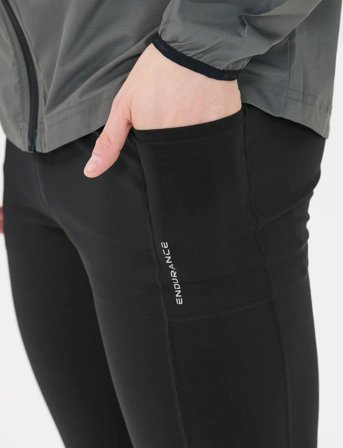 Endurance Strong M 3/4 Run Tights - Black - XXXL