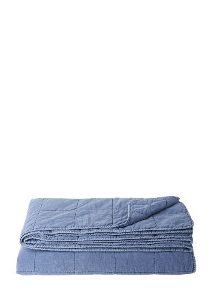 Åhléns Home Quiltat överkast CELIA 180x240 cm Blå ONESIZE