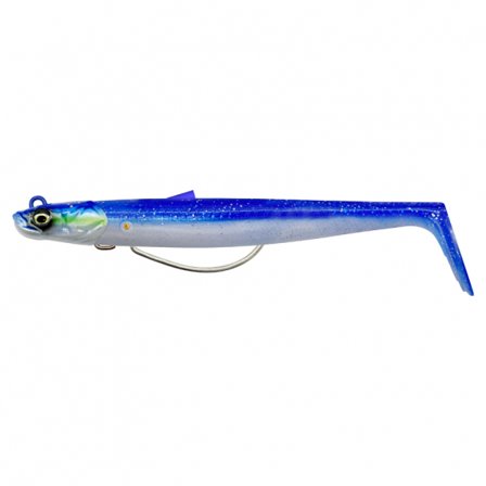 Savage Gear Sandeel V2 Weedless 11.5cm 22g Sinking 2+1 - Blue Pearl Si