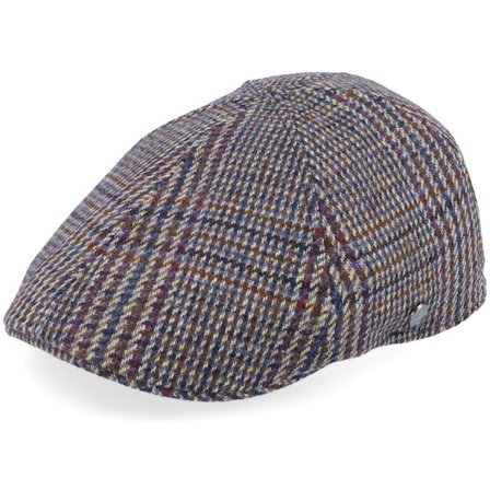 Lierys - Beige flatcap Casquette - Duck Cap Glecheck Beige Flatcap @ Hatstore