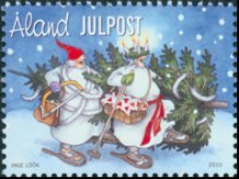 Åland - Julen 2010 - Postfrisk frimærke