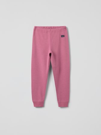 Polarn O. Pyret - Pants merino wool terry - 98|104 - Childrenswear - pink