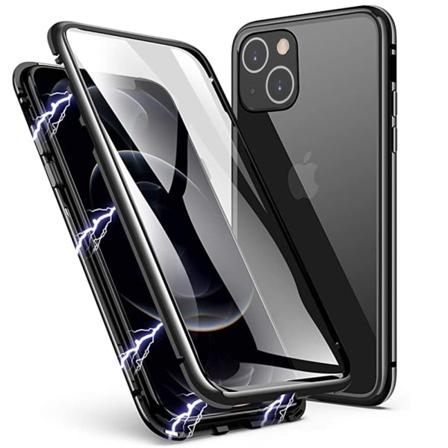TG Stilfuldt Dobbelt-Skal Magnetisk - iPhone 13 Sort