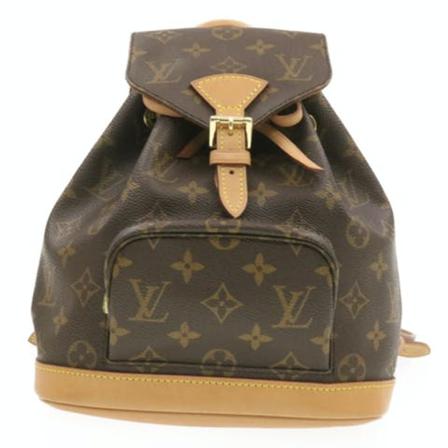 Louis Vuitton Vintage Pre-owned Canvas Montsouris Brun, Dame Vintage Tasker, Størrelse: ONE Size