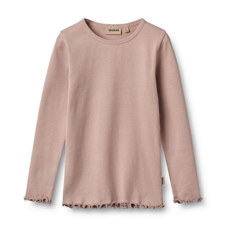 WHEAT T-Shirt Long Sleeve Ida Rose Powder Str 128/8 år, Tøj & Bolig, Børnetøj, Børneundertrøjer