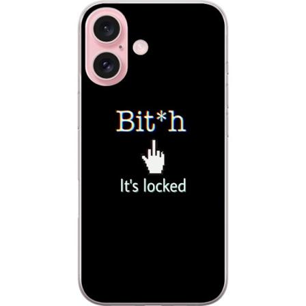 Apple iPhone 16 Gjennomsiktig deksel Det är låst