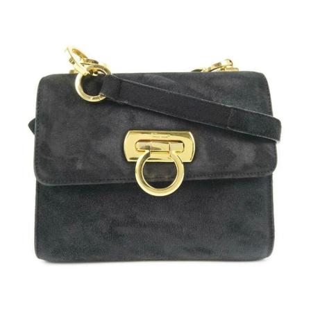 Salvatore Ferragamo Pre-owned, Pre-owned Shoulder Bag Zwart, Dames, Maat:ONE Size