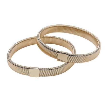 Ærmeholdere Skridsikre Skjorteærmeholdere Armbånd til Mænd Bar Casino Brug Guld